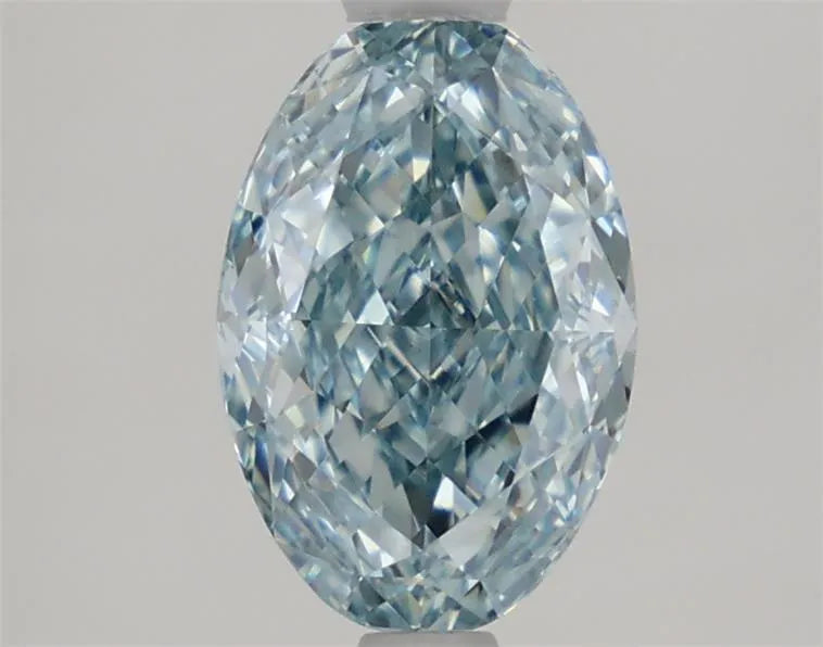 1.71ct Oval Lab Grown Diamond (Colour Fancy Intense Blue, Clarity VS2, IGI Certified)