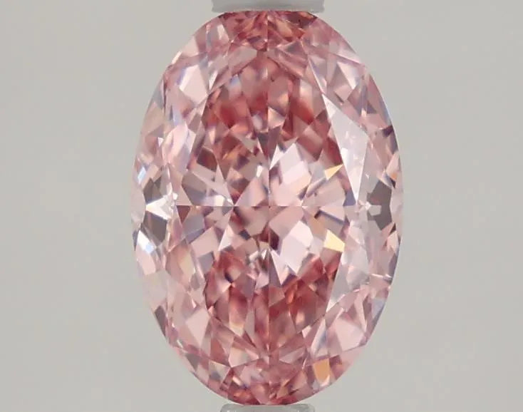 1.71ct Oval Lab Grown Diamond (Colour Fancy Intense Pink, Clarity VS1, IGI Certified)