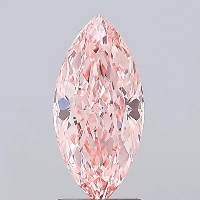 1.72ct Marquise Lab Grown Diamond (Colour Fancy Vivid Pink, Clarity VS1, IGI Certified)