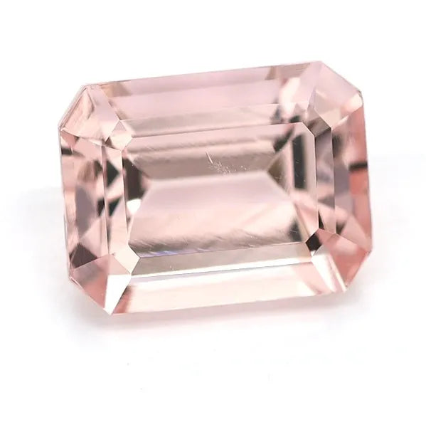 1.74ct Emerald Natural Morganite (Colour Pink, Clarity Eye Clean, Cut Faceted)