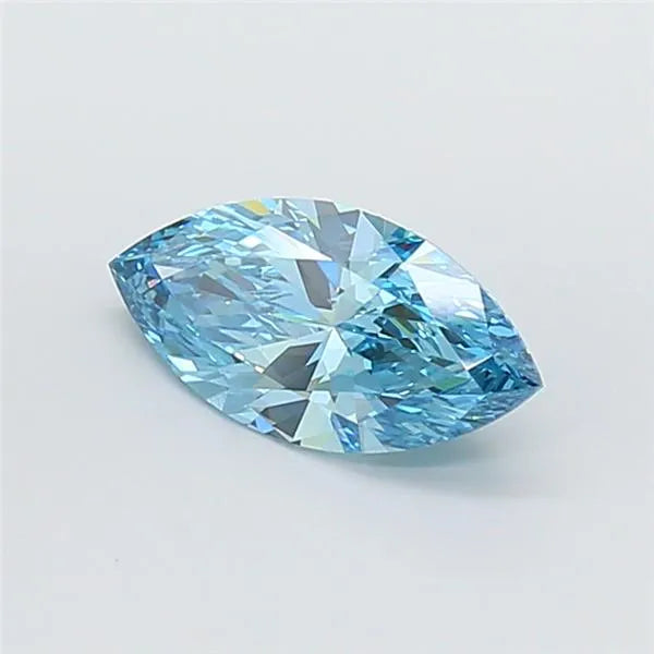 1.76ct Marquise Lab Grown Diamond (Colour Fancy Vivid Blue, Clarity VS1, IGI Certified)