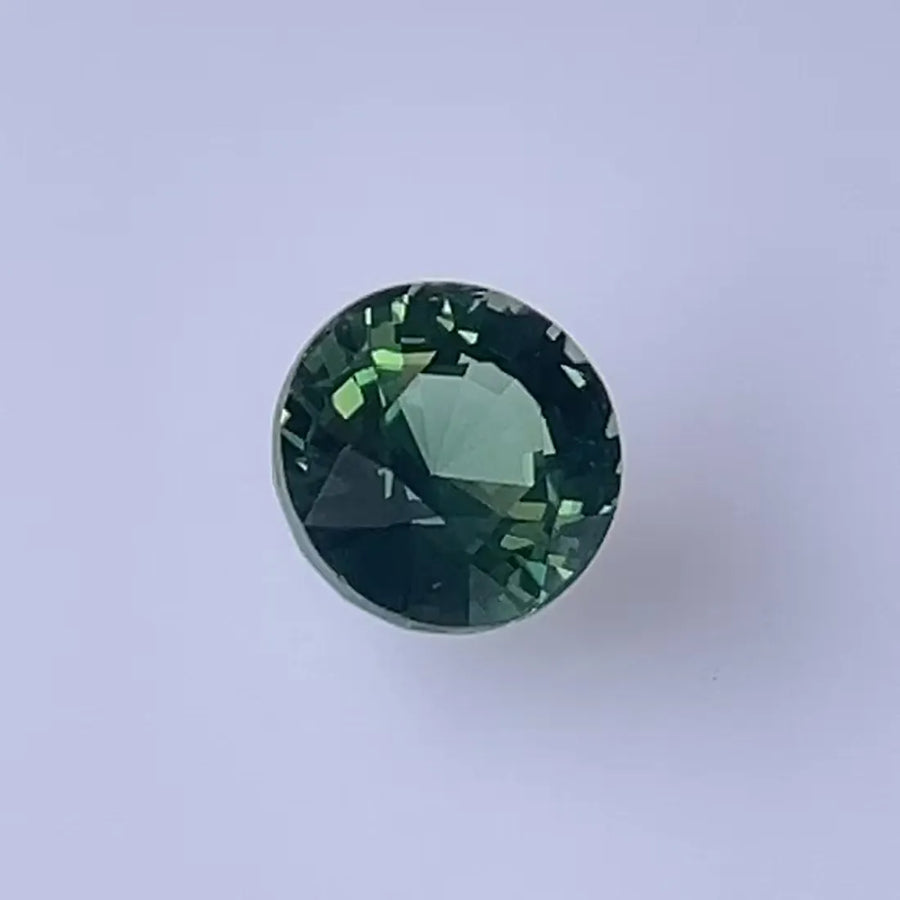 1.78ct Round Natural Sapphire (Colour Green, Clarity Eye Clean, Cut Faceted)