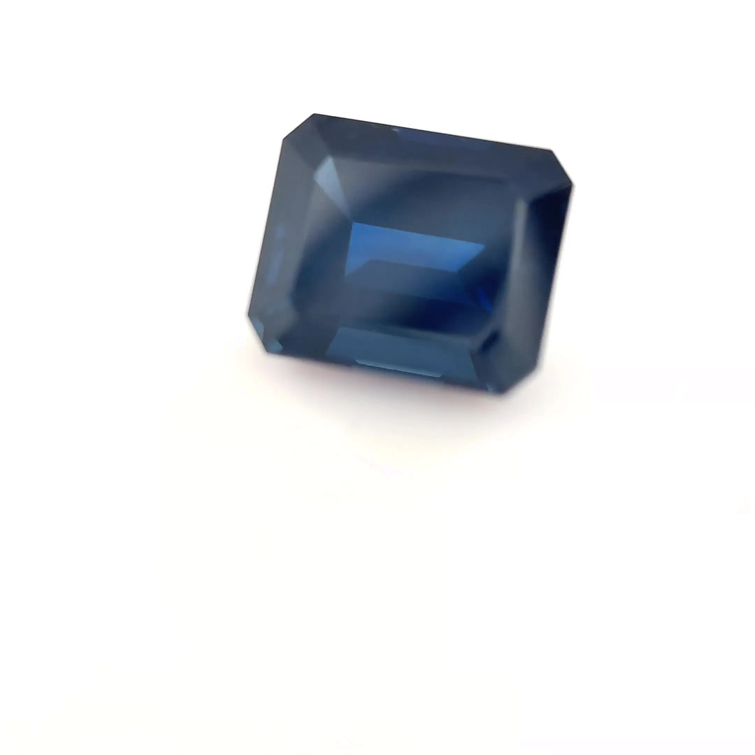 1.84ct Emerald Natural Sapphire (Colour Blue, Clarity Eye Clean, Cut Faceted)