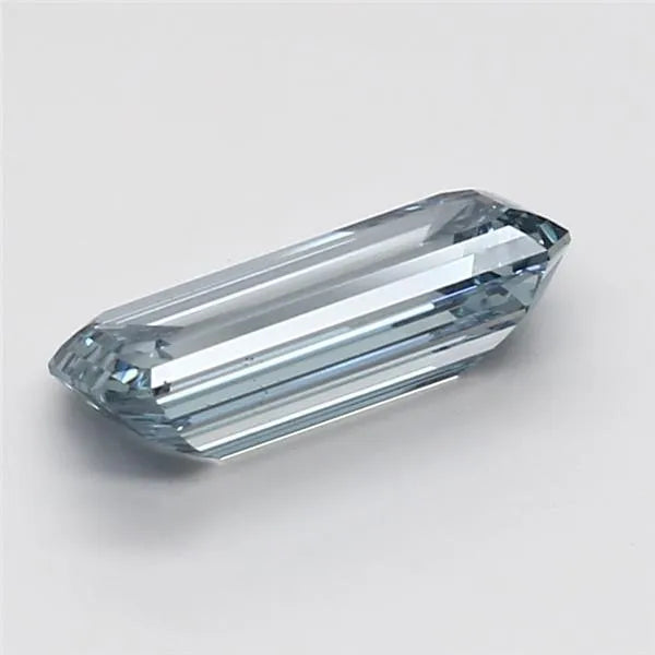 1.86ct Emerald Lab Grown Diamond (Colour Fancy Intense Blue, Clarity VS2, Cut GD, IGI Certified)