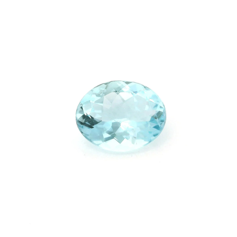 1.95ct Oval Natural Aquamarine (Colour Blue, Clarity Slightly Included, Cut Faceted)