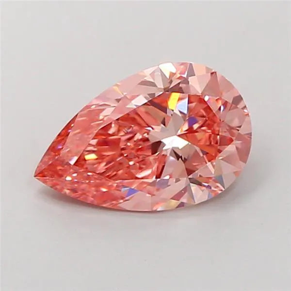 1.95ct Pear Lab Grown Diamond (Colour Fancy Vivid Pink, Clarity VVS2, IGI Certified)