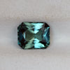 1.08 Ct Radiant Cut Bi-Color Green Teal Sapphire, 6.3mm x 5.3mm x 3.4mm By Valley Rose
