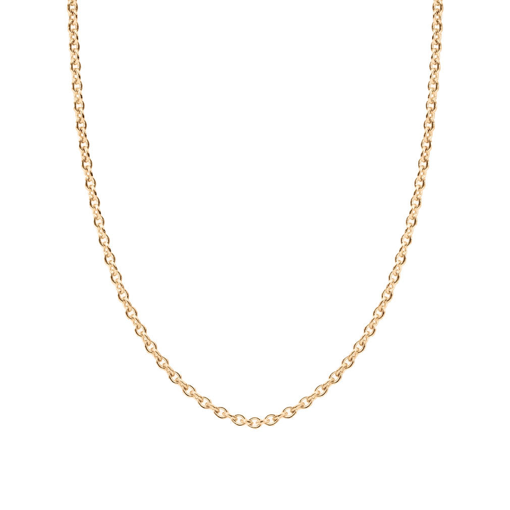 2.28mm Cable Chain Necklace, 14K Fairmined Gold