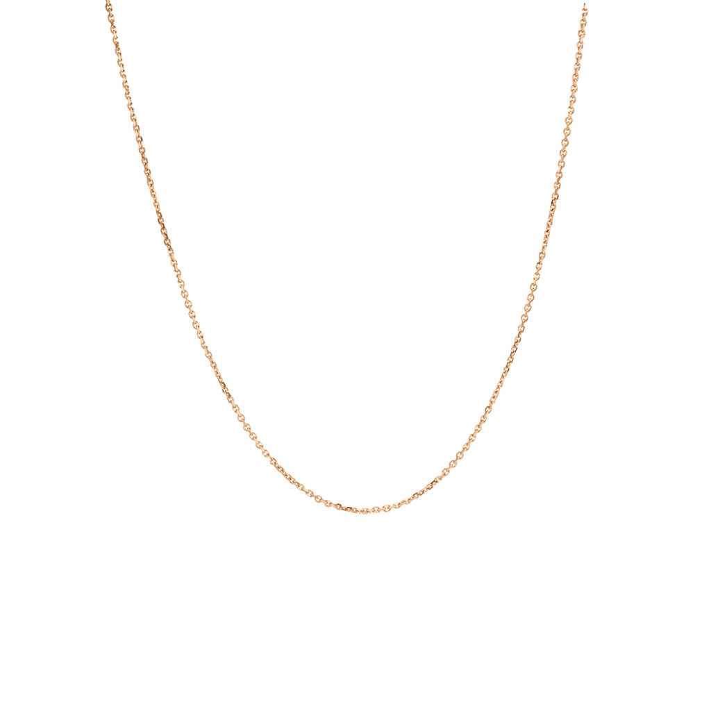 0.9mm Cable Chain Necklace, 14K Fairmined Gold
