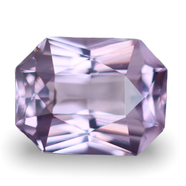 1.61 Ct Radiant Cut Lavender Purple Sapphire, 8.15mm x 6.3mm x 3.9mm