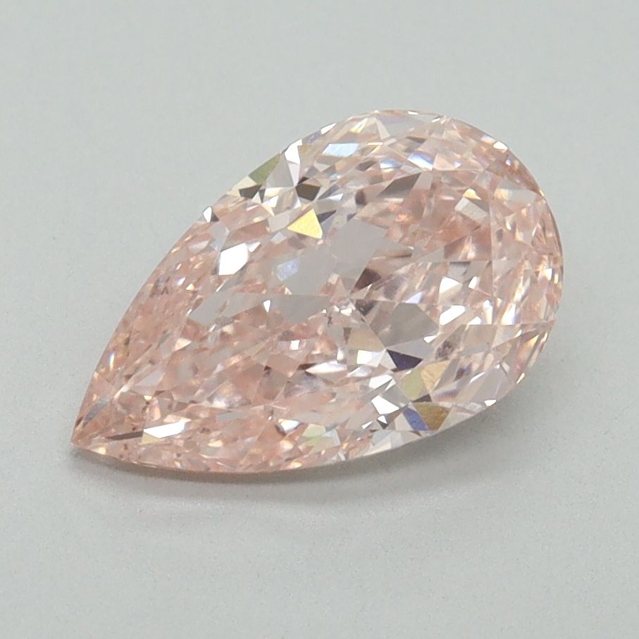Pear 1.63ct Fancy Intense Pink VS1 EX EX Faint