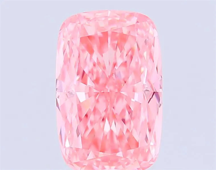 2.00ct Cushion modified Lab Grown Diamond (Colour Fancy Vivid Pink, Clarity VVS1, IGI Certified)