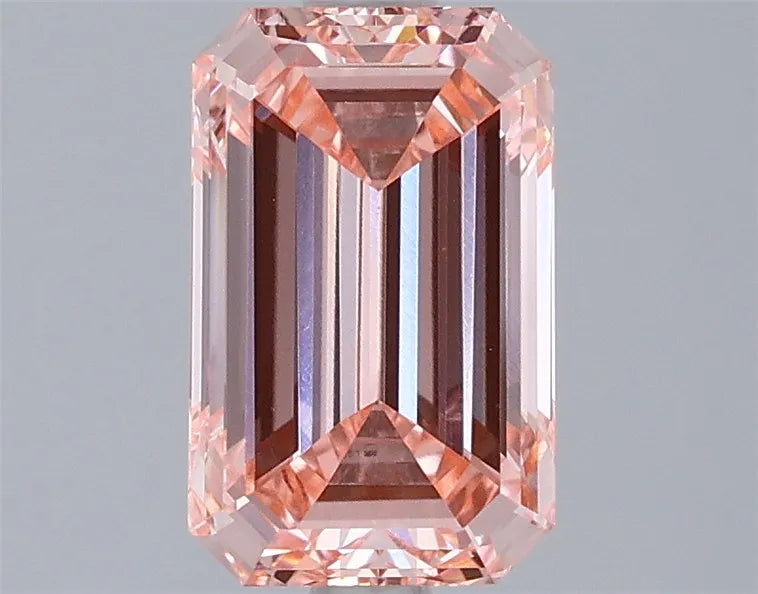 2.00ct Emerald Lab Grown Diamond (Colour Fancy Vivid Pink, Clarity VVS2, IGI Certified)