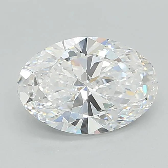 2.00ct Oval Lab Grown Diamond (Colour D, Clarity VVS1, IGI Certified)