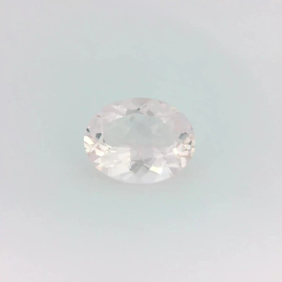 2.00ct Oval Natural Morganite (Colour Pink, Clarity Eye Clean, Cut Faceted)