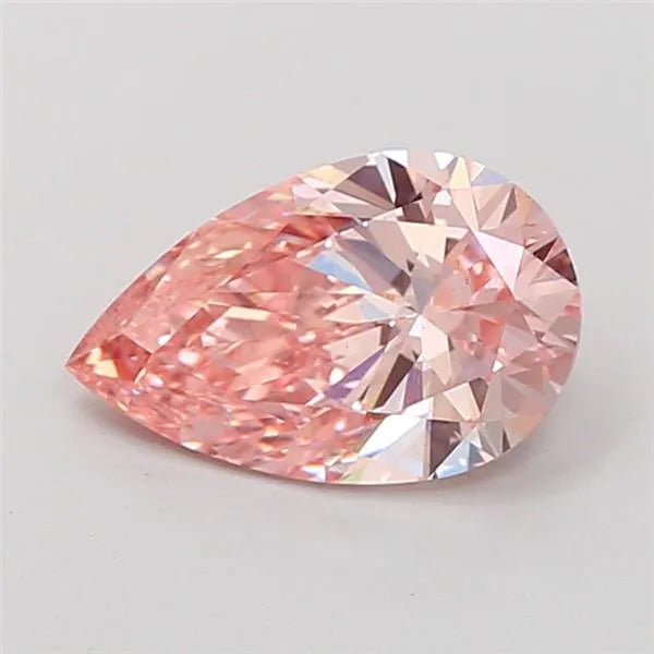 2.00ct Pear Lab Grown Diamond (Colour Fancy Intense Pink, Clarity VS2, IGI Certified)
