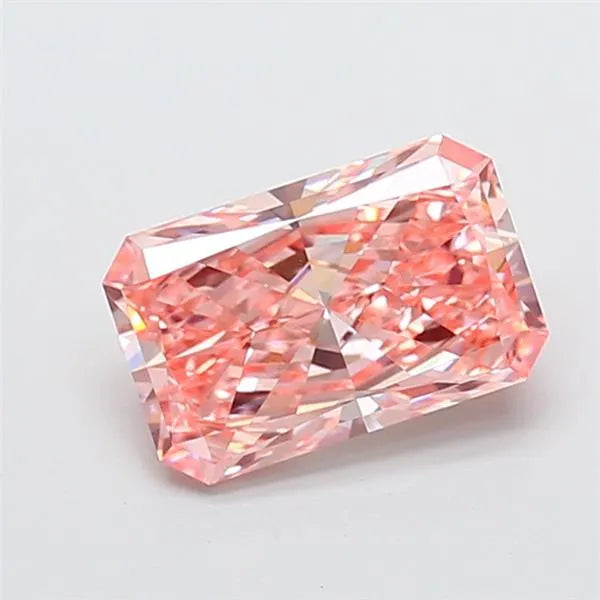 2.00ct Radiant Lab Grown Diamond (Colour Fancy Vivid Pink, Clarity VVS2, IGI Certified)