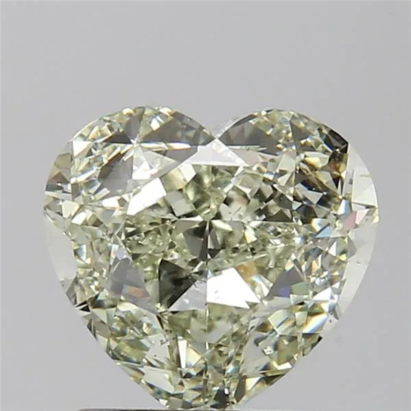 2.01ct Heart Natural Diamond (Colour Fancy Light Green, Clarity SI1, GIA Certified)
