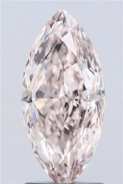2.01ct Marquise Natural Diamond (Colour Fancy Light Pink, Clarity VS1, GIA Certified)