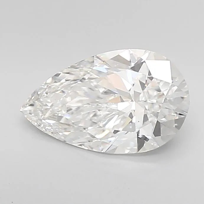 2.03ct Pear Lab Grown Diamond (Colour F, Clarity VVS2, IGI Certified)