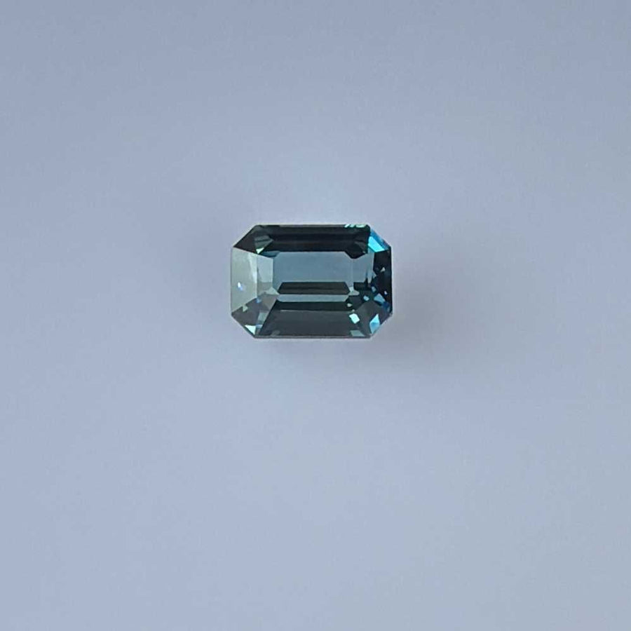 2.04ct Emerald Natural Sapphire (Colour Teal, Clarity Eye Clean, Cut Faceted)
