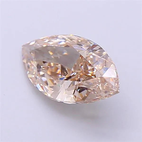 2.05ct Marquise Lab Grown Diamond (Colour Very Light Brown, Clarity VS1, IGI Certified)