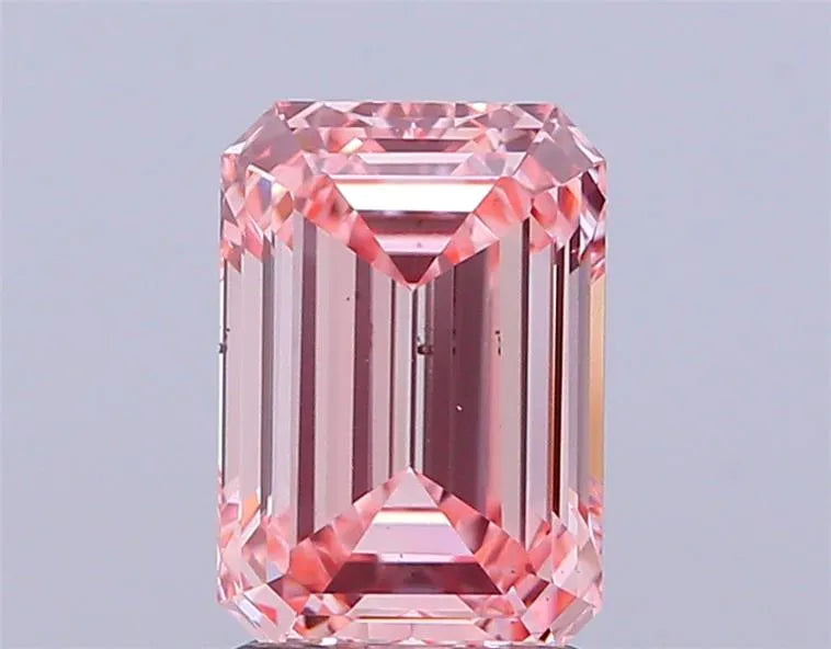 2.06ct Emerald Lab Grown Diamond (Colour Fancy Intense Pink, Clarity VS2, IGI Certified)