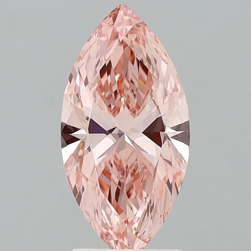 2.08ct Marquise Lab Grown Diamond (Colour Fancy Vivid Pink, Clarity VS1, IGI Certified)