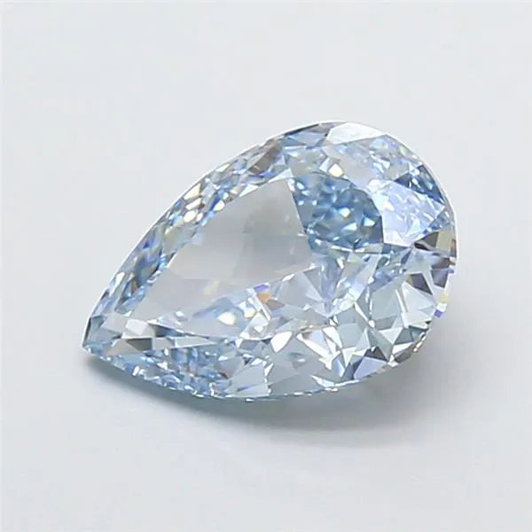 2.08ct Pear Lab Grown Diamond (Colour Fancy Intense Blue, Clarity VVS2, IGI Certified)