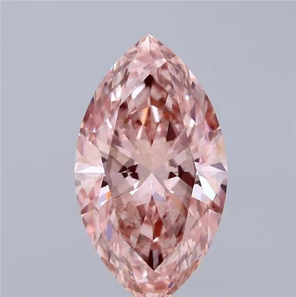 2.09ct Marquise Lab Grown Diamond (Colour Fancy Intense Pink, Clarity SI1, IGI Certified)