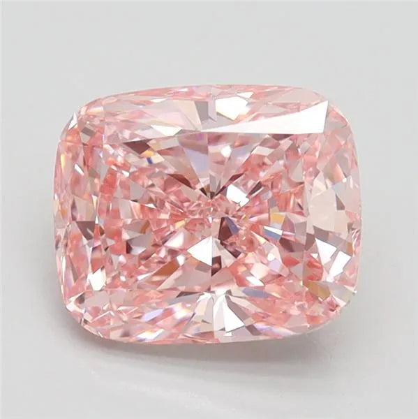 2.10ct Cushion brilliant Lab Grown Diamond (Colour Fancy Intense Pink, Clarity VVS2, IGI Certified)