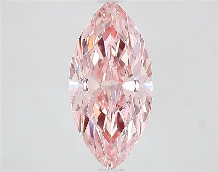 2.10ct Marquise Lab Grown Diamond (Colour Fancy Vivid Pink, Clarity VS1, IGI Certified)