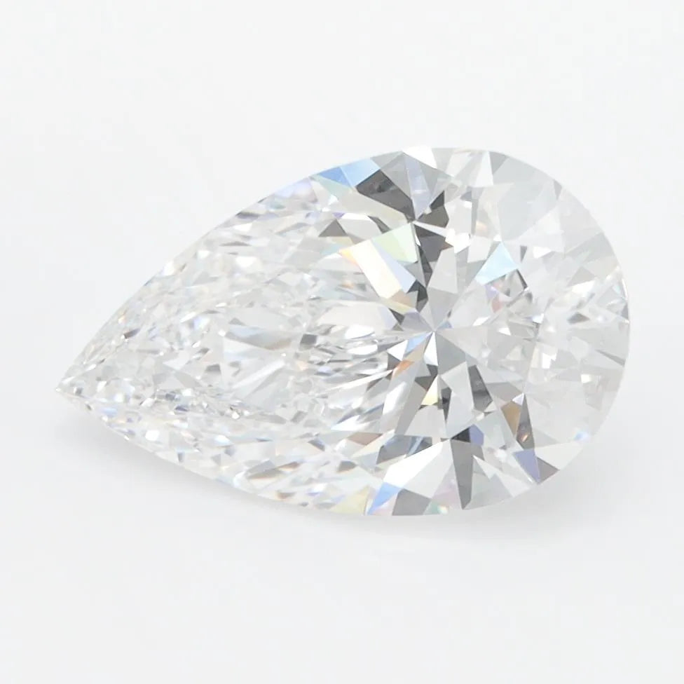 2.10ct Pear Lab Grown Diamond (Colour D, Clarity IF, IGI Certified)