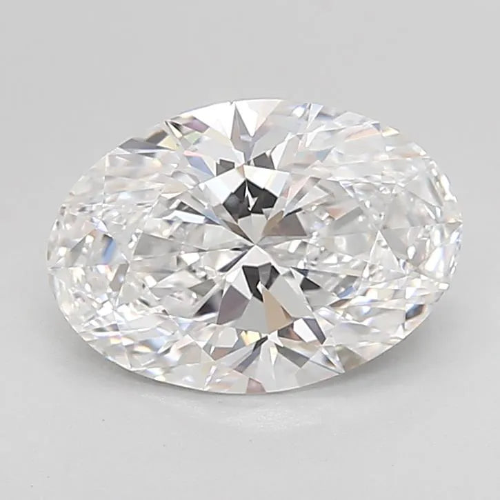 2.21ct Oval Lab Grown Diamond (Colour D, Clarity IF, Cut EX, IGI Certified)