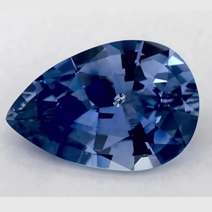 2.42ct Pear Natural Sapphire (Colour Blue, Clarity Eye Clean, Cut Faceted)
