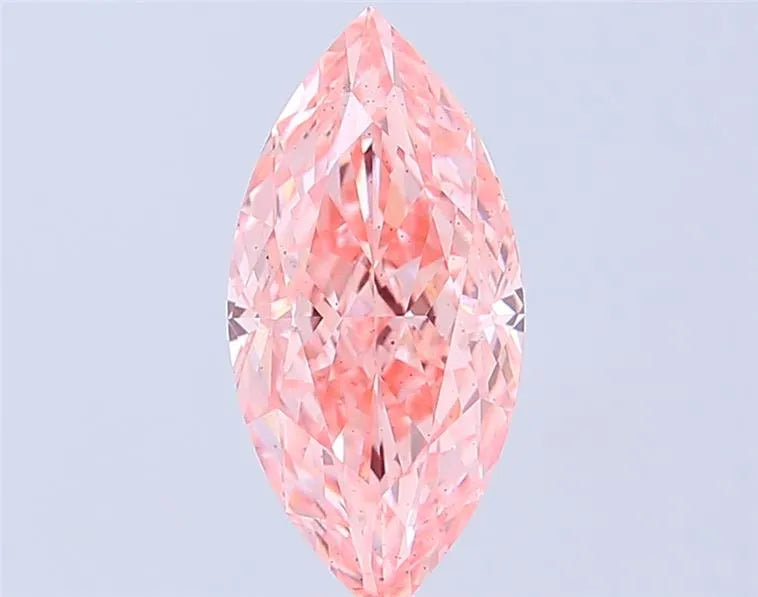 2.50ct Marquise Lab Grown Diamond (Colour Fancy Vivid Pink, Clarity SI1, IGI Certified)