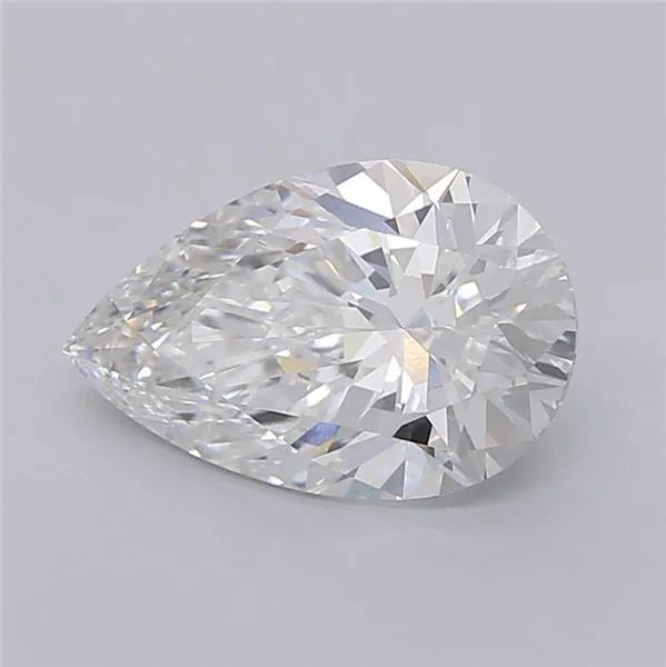 2.50ct Pear Lab Grown Diamond (Colour F, Clarity VVS2, IGI Certified)