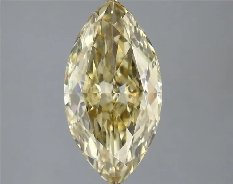 2.51ct Marquise Lab Grown Diamond (Colour Fancy Intense Yellow, Clarity VS1, IGI Certified)