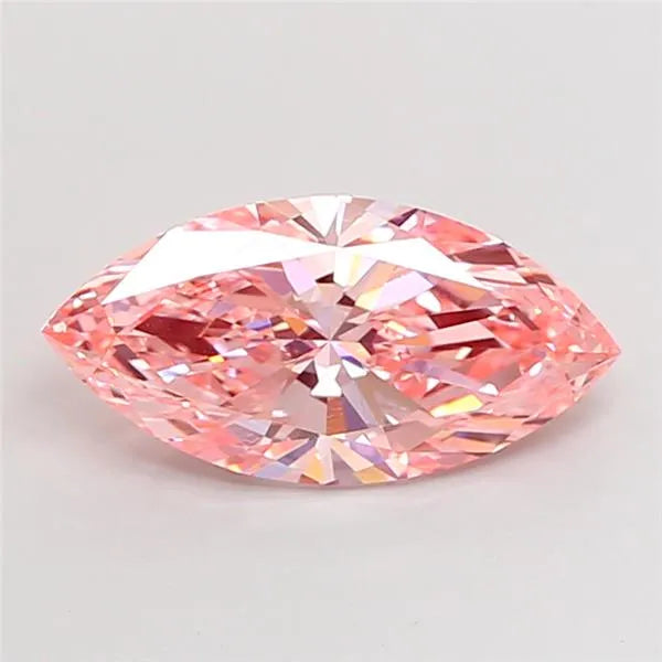 2.51ct Marquise Lab Grown Diamond (Colour Fancy Vivid Pink, Clarity VVS2, IGI Certified)