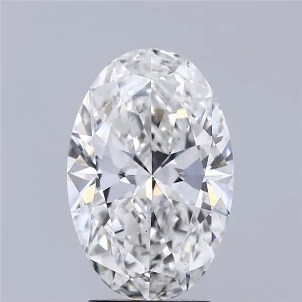 2.51ct Oval Lab Grown Diamond (Colour F, Clarity SI1, IGI Certified)