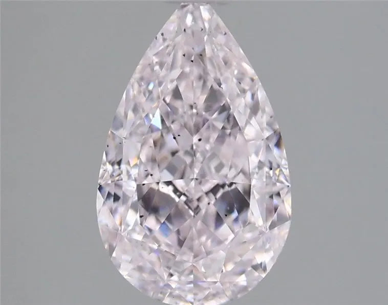 2.51ct Pear Natural Diamond (Colour Fancy Light Purplish Pink, Clarity SI1, GIA Certified)