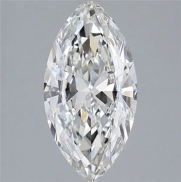 2.55ct Marquise Lab Grown Diamond (Colour G, Clarity VVS2, IGI Certified)