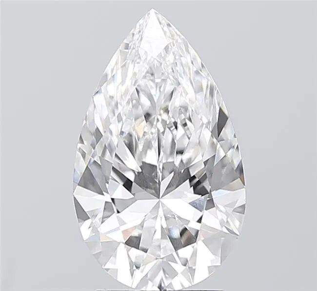 2.55ct Pear Lab Grown Diamond (Colour D, Clarity VVS2, IGI Certified)