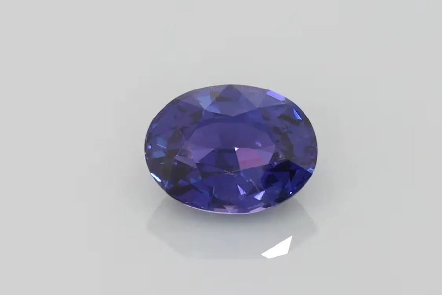 2.58ct Oval Natural Sapphire (Colour Purple, Clarity Eye Clean, Cut Faceted)