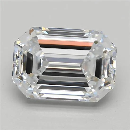 2.63ct Emerald Lab Grown Diamond (Colour D, Clarity VVS1, GIA Certified)