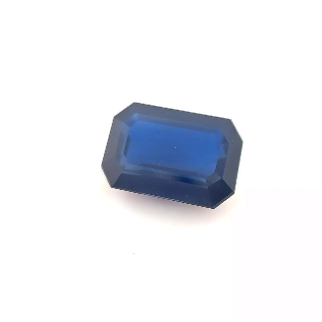2.66ct Emerald Natural Sapphire (Colour Blue, Clarity Eye Clean, Cut Faceted)