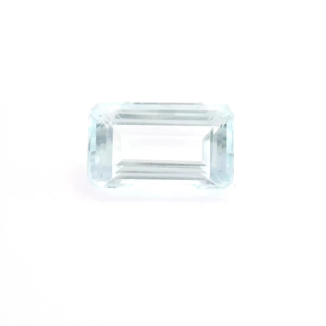 2.75ct Octagonal Natural Aquamarine (Colour Blue, Clarity Slightly Included, Cut Step)