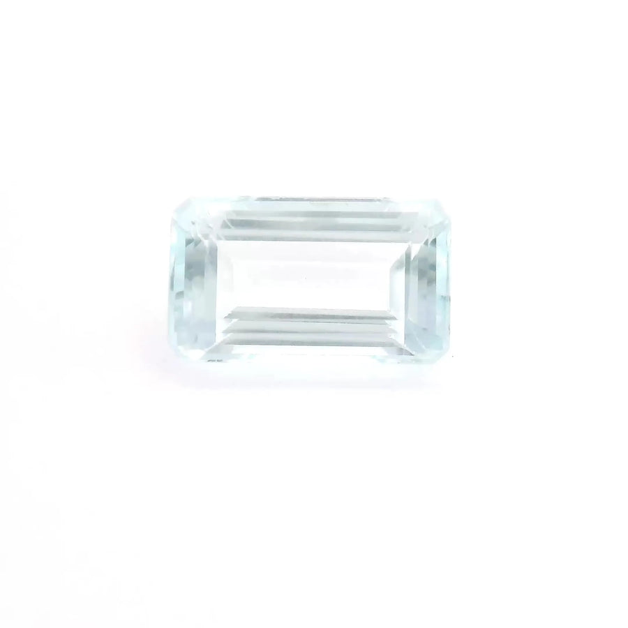 2.75ct Octagonal Natural Aquamarine (Colour Blue, Clarity Slightly Included, Cut Step)