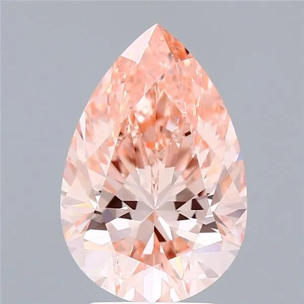 2.81ct Pear Lab Grown Diamond (Colour Fancy Intense Pink, Clarity VVS2, IGI Certified)