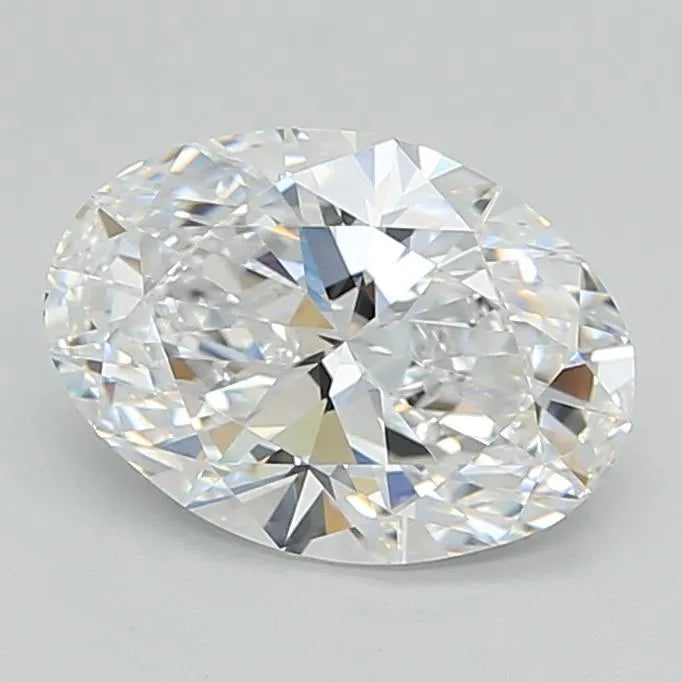 2.84ct Oval Lab Grown Diamond (Colour D, Clarity IF, IGI Certified)